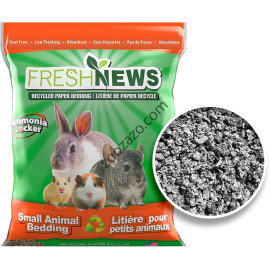 Хартиена целулозна постеля за Гризачи, ситна, 10 литра - Fresh News Small Animal Litter